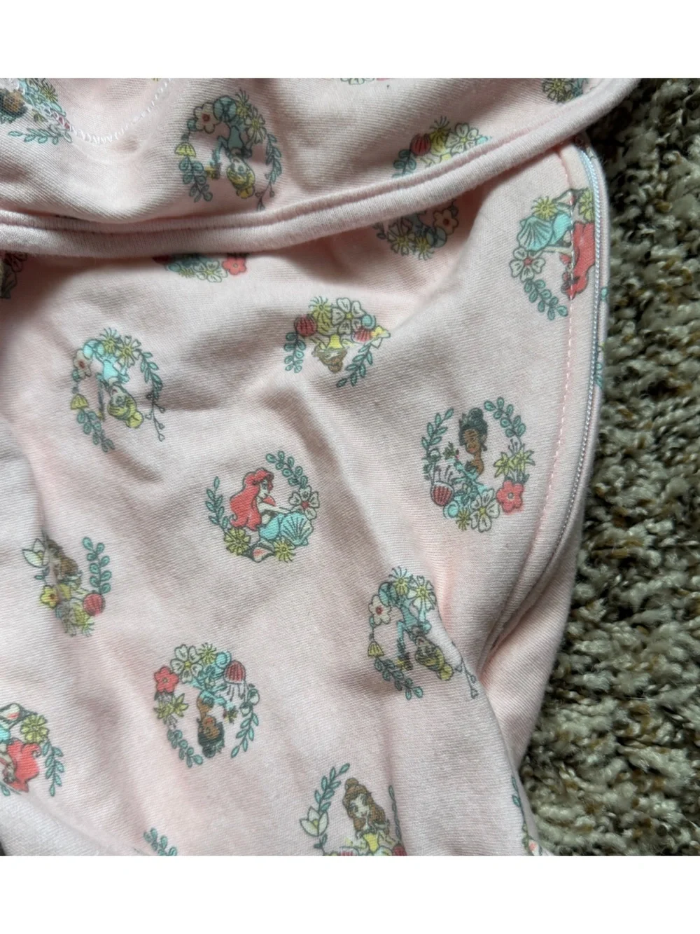 3 pack aden + anais Disney princess swaddles 0-3mo